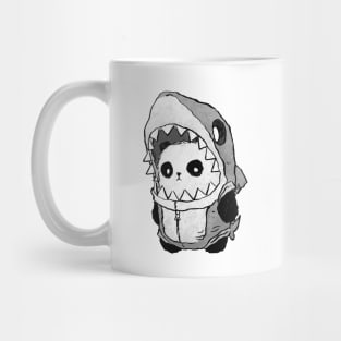 Panda Shark Photocopy Mug